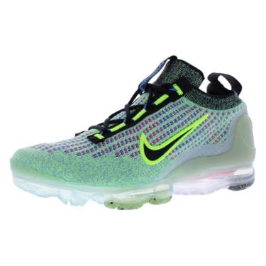 Imagem de Nike Big Kid's Air Vapormax 2021 FK NN Volt/Black-Photo Blue (DX3367 700) - 5.5