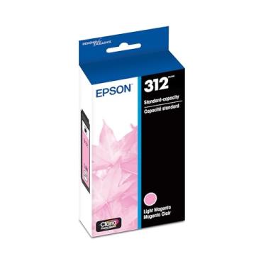 Imagem de EPSON Cartucho magenta leve T312 Claria Photo HD de capacidade padrão (T312620-S) para impressoras Epson Expression Photo selecionadas