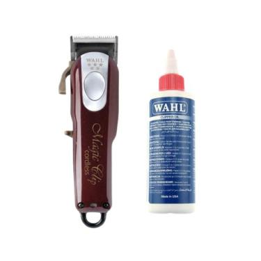 Imagem de Kit Maquina de Cortar Cabelo Magic Clip e Oléo Para Lâminas - WAHL