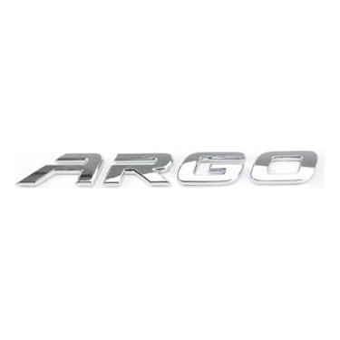 Imagem de Emblema Cromado “ARGO” para Mala Traseira – Compatível com Fiat Argo 2017 a 2024 – Marçon