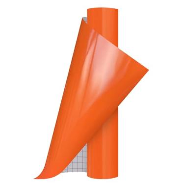 Imagem de Ant Vinil permanente adesivo inteligente compatível com a série Cricut Explore and Maker sem tapetes de corte, crie projetos DIY, decalques, adesivos e muito mais (laranja, 33 cm x 1,5 m)