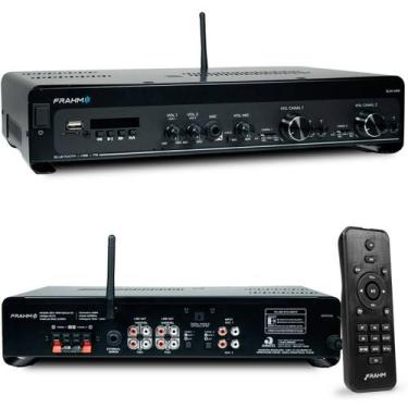 Imagem de Amplificador Frahm Slim 4100 G5 Optical Bluetooth 300W Preto Preto, Pr