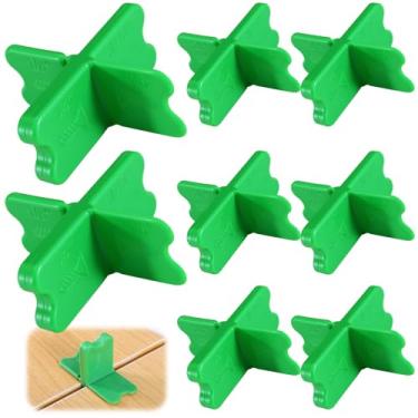 Imagem de Ferramenta espaçadora de 8 peças, espaçadores de deck com 4 espessuras - 1/40.6 cm, 1/20.3 cm, 3/40.6 cm, 1/10.2 cm, espaçadores reutilizáveis de deck para madeira e placas compostas, braçadeira