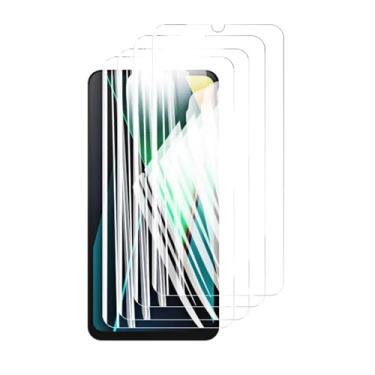 Imagem de Protetor de tela para Xiaomi Poco C75 4G, 4 unidades, vidro temperado, cristal de alumínio, capa antirriscos, compatível com impressão digital de 6,88" (HD)