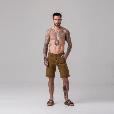 Imagem de Bermuda Masculina Skinny Sarja Cargo Rock e Soda-Masculino