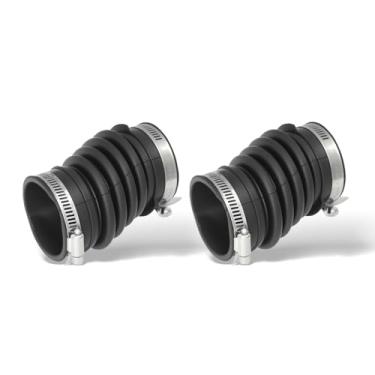 Imagem de HAWK BROTHER 2 peças de tubo de admissão do filtro de ar do motor com braçadeiras de substituição compatível com Toyota Avalon 2000 2001 2002 2003 2004 3.0L V6#17881-0A060 696-580