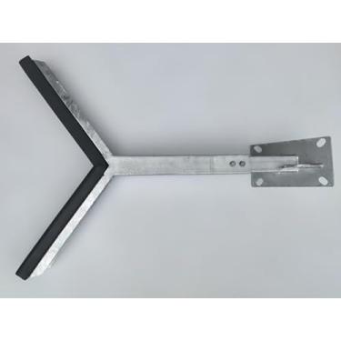 Imagem de Conjunto de coletor de descanso de arco galvanizado a quente para reboque de barco ajustável, poste coberto com borracha marinha, galvanização por imersão a quente, montagem de grau marítimo à prova