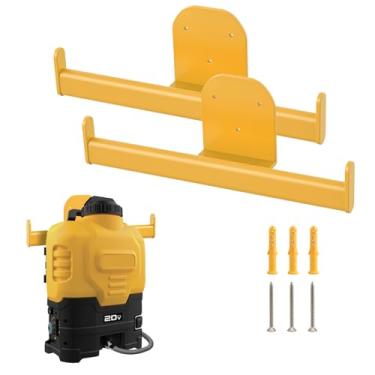 Imagem de Gancho para soprador de folhas para mochila, 2 unidades, pulverizador, suporte de parede para Dewalt, acessórios de suporte de parede para motosserra resistente, cabide para comedor de ervas daninhas