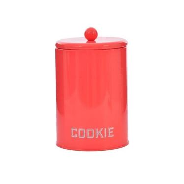 Imagem de Lata Hermetica Cookie Laranja 11X18X11Cm Metal