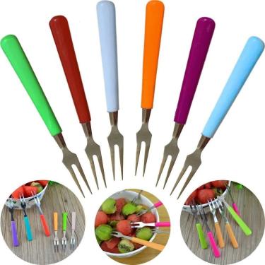 Imagem de 2X Conjunto De Garfinhos Para Petiscos E Fondue 6 Unidades