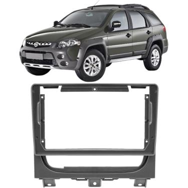 Imagem de Moldura 9 Polegadas Palio Weekend Adventure Attractive Trekking 2013 à 2020 Grafite Multimidia Som