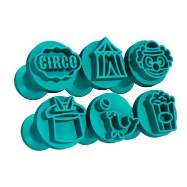 Imagem de Kit Carimbo Marcador Brigadeiros CIRCO Molde Festa Confeitaria Anivers