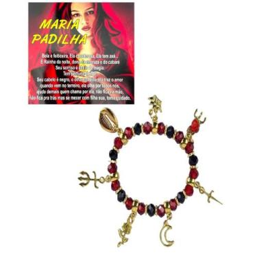 Imagem de Pulseira Pomba Gira Maria Padilha  Amor  Sedução  Proteção Espiritual 