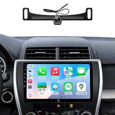 Imagem de Estéreo automotivo para Toyota Camry Car Radio 2015-2017, tela sensível ao toque de 10,2 polegadas, compatível com CarPlay sem fio e Android Auto, Bluetooth 5.0, GPS e WiFi 5G, câmera reserva
