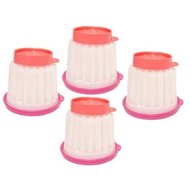 Imagem de Tupperware Jel-ettes Mini Jello Molds Conjunto de 10 cm Rosa e Coral