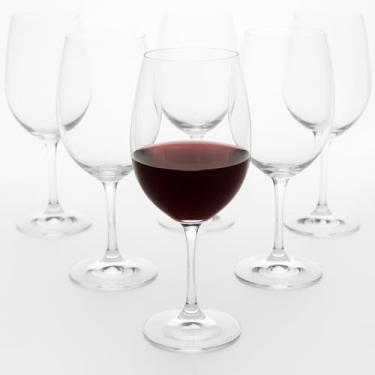 Imagem de Conjunto Taças Premium Para Vinho Tinto Cristal Transparente 6 Peças Elegantes Para Degustação Design Clássico 620ml