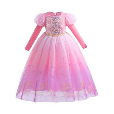 Imagem de Fantasia De Princesa Rapunzel Para Meninas, Vestido De Festa De Hallow