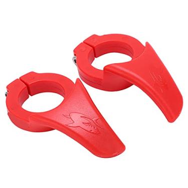 Imagem de KIMISS Mini Guiador Universal para Descanso de Bicicleta - Extremidades de Barra Estendidas para Bicicleta Ergonômica para de Montanha e Dobráveis (Vermelho)