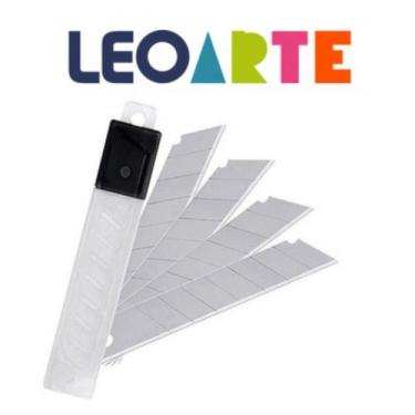 Imagem de Kit Com 10 Lâminas Para Estilete Grande Largo 18mm - Leonora
