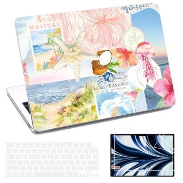 Imagem de AKIT Capa compatível com MacBook Air de 13 polegadas 2025 2024 2023 2022 M4 M3 M2 A3240 A3113 A2681, capa rígida para laptop com protetor de tela + capa de teclado para MacBook Air de 13,6 polegadas