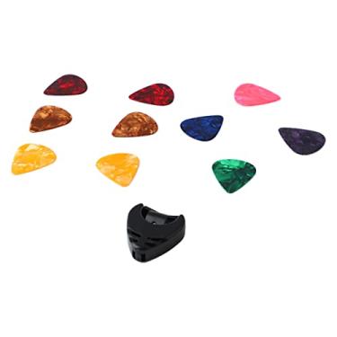Imagem de SPYMINNPOO Conjunto de Palhetas de Guitarra de Celulóide Colorido Com 10 Peças, Adequado para Dedos para Facadas de Guitarra e Melhor Presente para Homens, Mulheres e Crianças, Ferramenta de