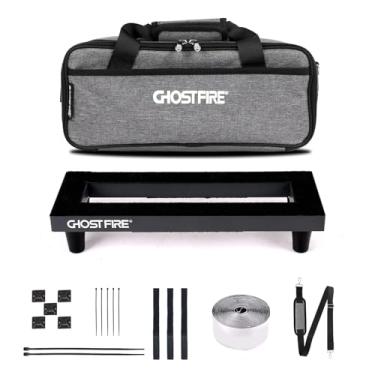 Imagem de Placa de pedal de guitarra Ghost Fire Liga de alumínio 0,30 kg Super Light Effect Pedalboard15" x 5,5" com bolsa de transporte, SPL-01