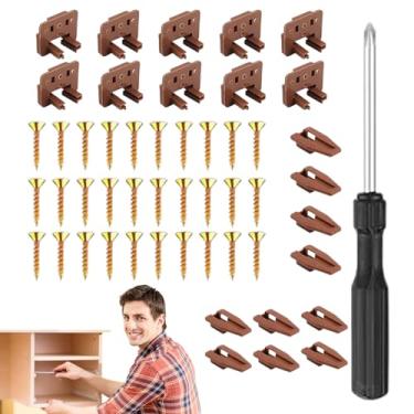 Imagem de Carrinhos de Gaveta - Kit De Reparo Com Instalação Fácil,Corrediças Centrais Para Gavetas,Para Cozinhas Quartos Berçários Dormitórios Hotéis Mesas De Cabeceira Armários Cómodas