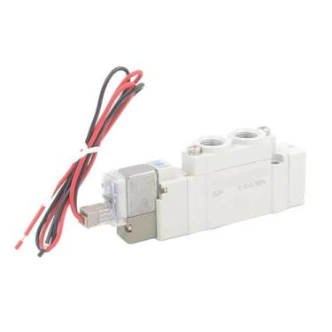 Imagem de EJWFASCV Válvula Solenoide Elétrica Pneumática 2 Posições Válvula Solenoide Eletromagnética Dupla SY7220 C10 (SY7220-4DE-C10)