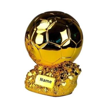 Imagem de Troféu De Futebol Balão Dourado 15/20/25cm Prêmio De Excelente Jogador