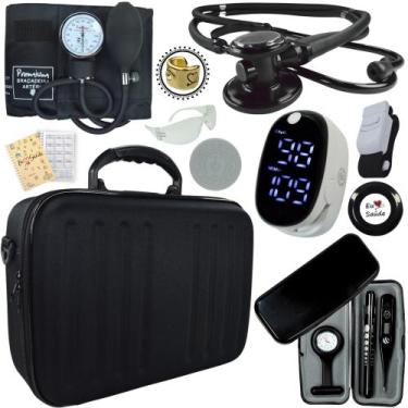 Imagem de Kit Estagio Saude Medicina Enfermagem Farmacia Completo Top - Love Sau