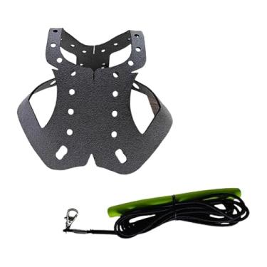 Imagem de IEUDNS Coleira e guia para pombos, corda de voo para uso externo, acessórios para pombos, coleira de treinamento portátil e leve, Cinza