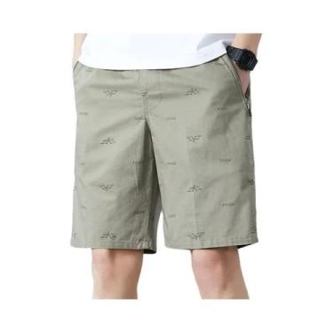 Imagem de Shorts Casuais De Verão Para Homens, Leves, Estilo Praia, Largos E Con