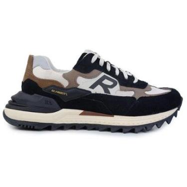 Imagem de Tênis Masculino Reserva Brooklyn Couro Preto - R754-Masculino