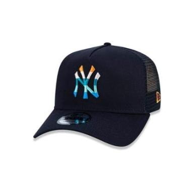 Imagem de Boné New Era 9FORTY A-Frame Logo Colors MLB New York Yankees-Unissex