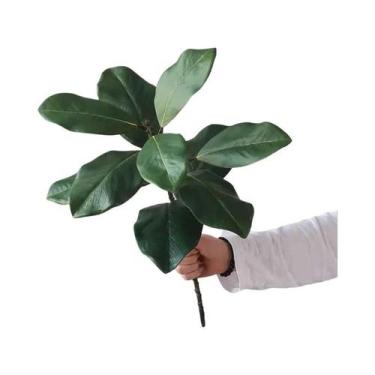 Imagem de Folhas De Magnólia Verde Artificiais Para Decoração De Casa, Casamento