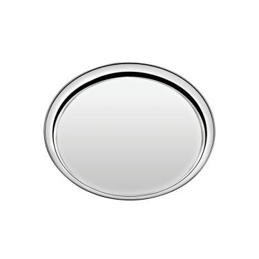 Imagem de Bandeja Tramontina Service Em Aço Inox Redonda 30 Cm