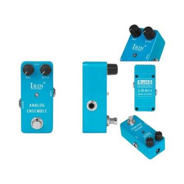 Imagem de Pedal De Efeito Para Guitarra Baixo IRIN: Compressão, Fuzz, Overdrive,