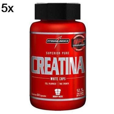 Imagem de Kit 5X Creatina - 120 Cápsulas - IntegralMédica-Unissex