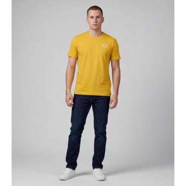Imagem de Camiseta Masculina em Cotton Leve Brasil Select Amarelo-Masculino