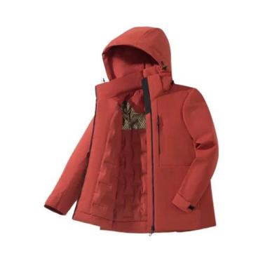 Imagem de Jaqueta De Fleece Impermeável Unissex Para Inverno, Resistente Ao Vent
