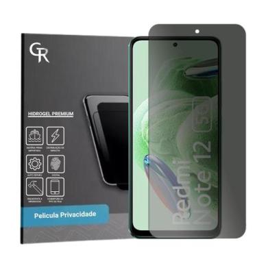 Imagem de Película Hidrogel Privacidade Compativel Com  Xiaomi Redmi Note 12 4G 