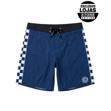 Imagem de (LANÇAMENTO) Bermuda Cyclone Água 17" Flex Surf Chess, Azul, 44