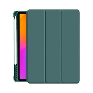 Imagem de Capa Para iPad Com Suporte Trifold E Porta-Lápis Para 9.7 10.2 10.5 5ª