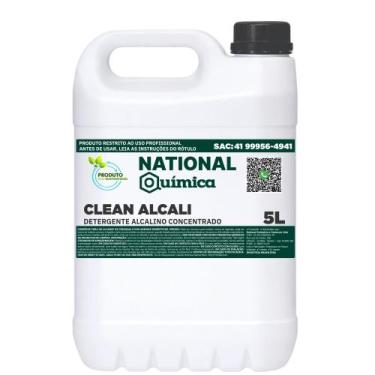 Imagem de Detergente Alcalino Concentrado 5 L Clean Alcalino National Química