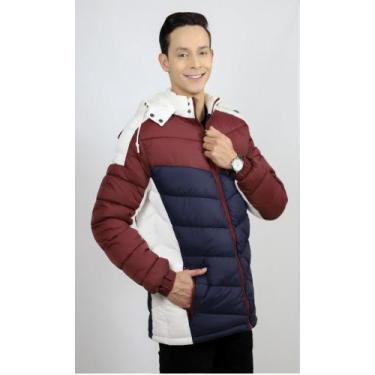 Imagem de Jaqueta Masculina Em Nylon Com Capuz - Blue Bird, Azul, P