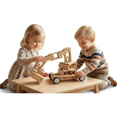 Imagem de Blocos de Montar Construção 81 Peças - Dony Toys
