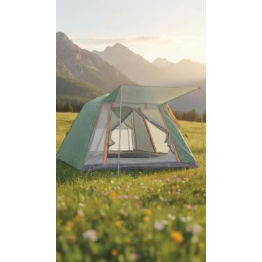 Imagem de Barraca Camping Automática 3-4 Pessoas 215x215cm - Congratulations Sto