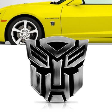 Imagem de Transformers Adesivo Emblema Tuning Autobot Cromado