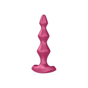 Imagem de Satisfyer Lolli-Plug 1 Vibrador Anal - Plugue Anal Vibratório, Contas em Forma de Diamante com Diâmetro Aumentado e Base Larga - Adequado para Iniciantes, À Prova d'Água, Recarregável (Berry)