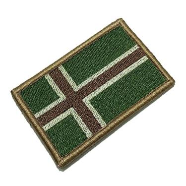 Imagem de BP0054V03 Bandeira Noruega Patch Bordado Fecho Contato